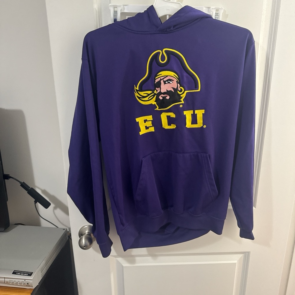 Colosseum Purple ECU Men's Sweater